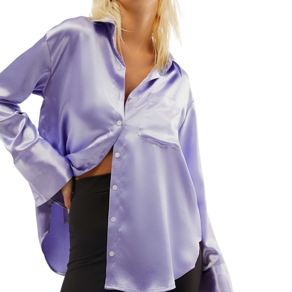 Free People Tops - Free people shooting for the moon button down